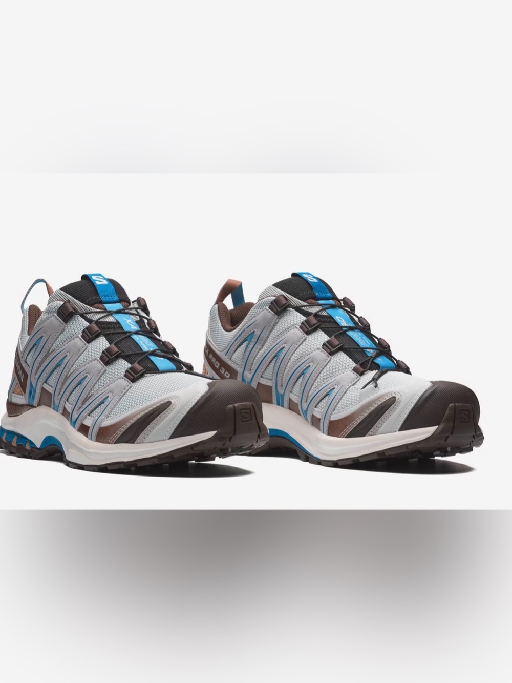 NWT! Salomon Blue & Brown XA Pro 3D Sneakers, size 7 US women’s